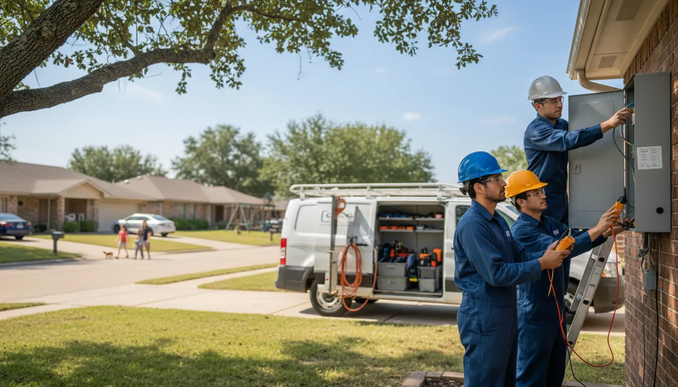 Certified electrician providing emergency electrical services in Kirksey, KY